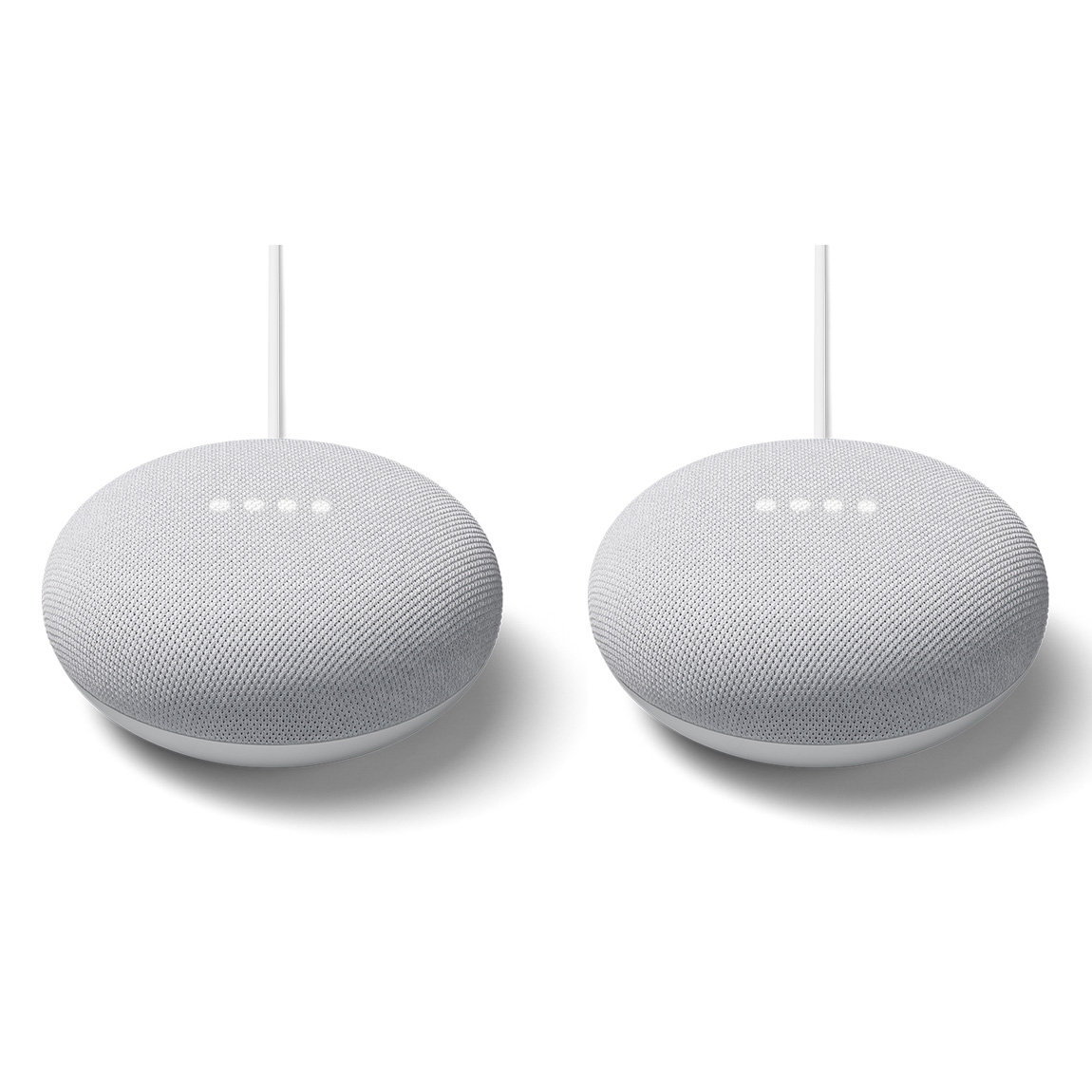 Google Nest Mini 2er-Pack - Smarter Lautsprecher mit Sprachsteuerung