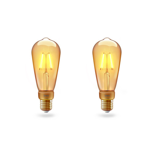 Innr Smart Filament E27 - Smarte Vintage-Lampe, Edison 2er-Pack