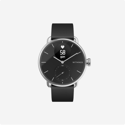 Withings ScanWatch in schwarz