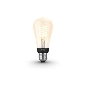 Philips Hue White Filament Edison E27 Bluetooth - Filament-Lampe eingeschaltet