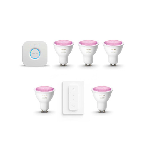 Philips Hue White & Color Ambiance GU10 Bluetooth Starter Kit + White & Color Ambiance GU10 Bluetooth 2er-Set