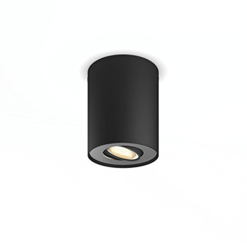 Philips Hue Pillar LED 1-er Spot 250lm Erweiterung in schwarz 