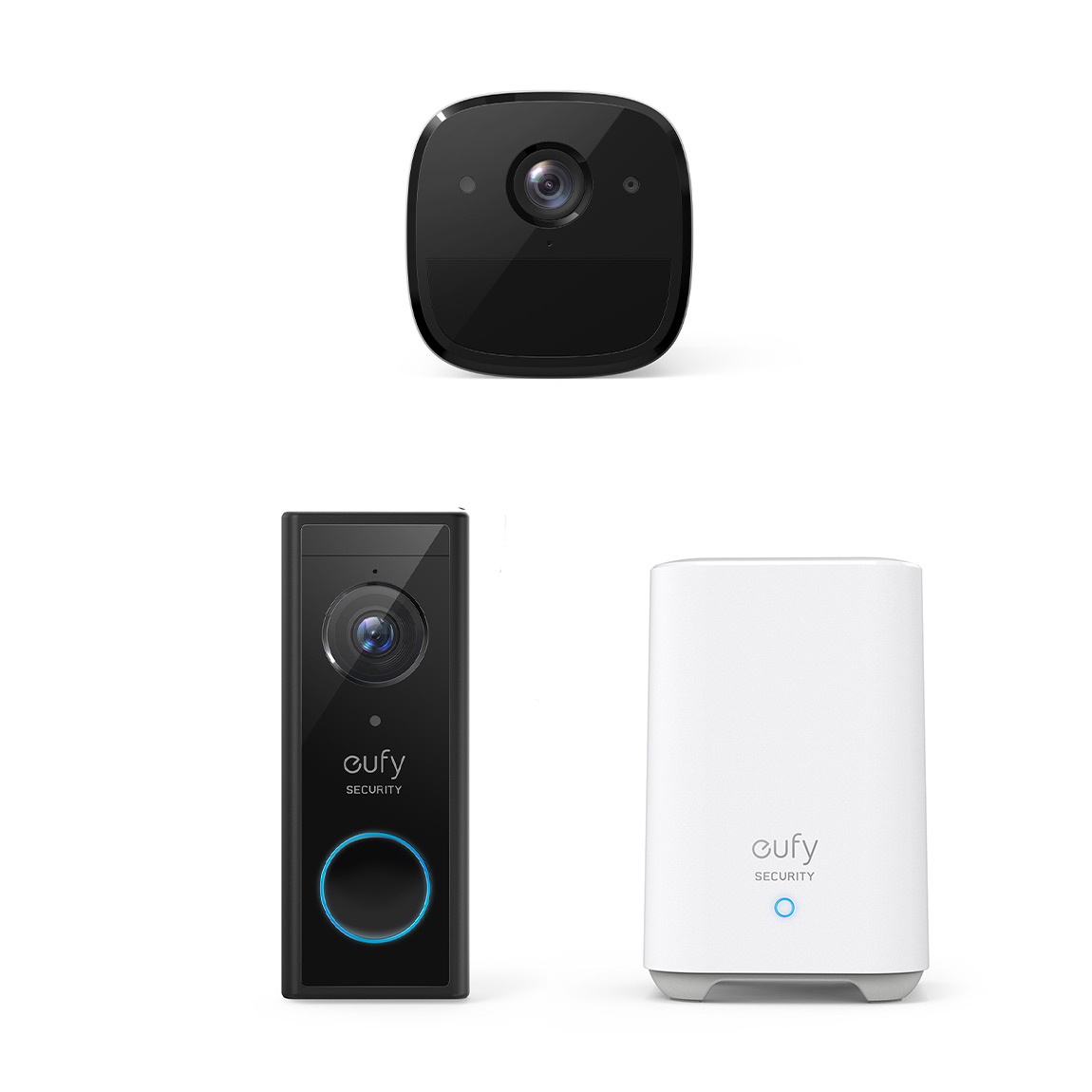 eufy Video Doorbell 2K (batteriebetrieben) + HomeBase 2 + eufyCam 2 Pro Add-on Camera – Deal, Schnäppchen, sparen
