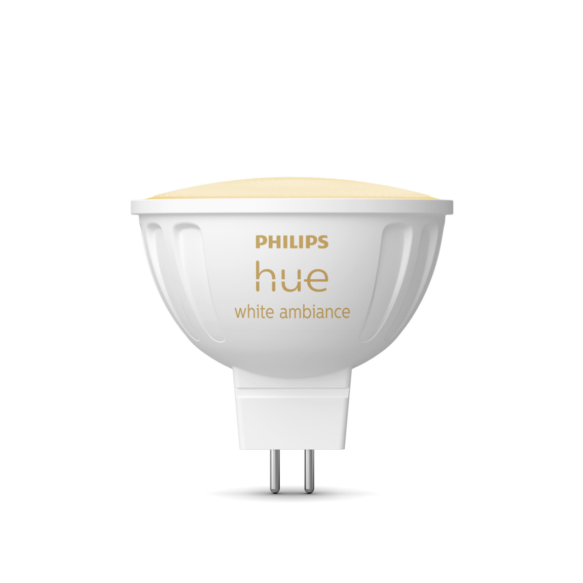 Philips Hue White Amb. MR16 LED Lampe Einzelpack 400lm - Weiß