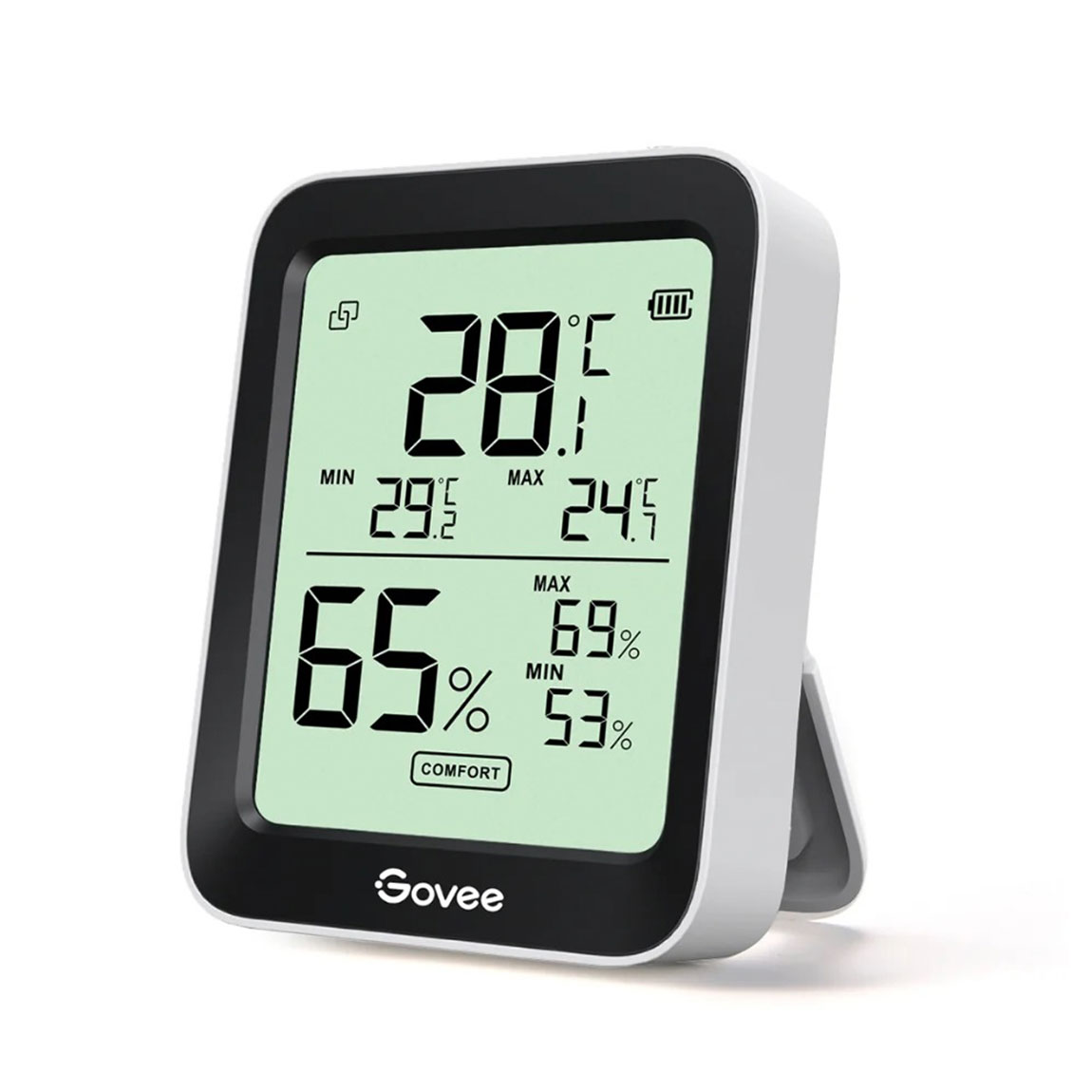 Govee Bluetooth Hygrometer-Thermometer mit Display - Schwarz