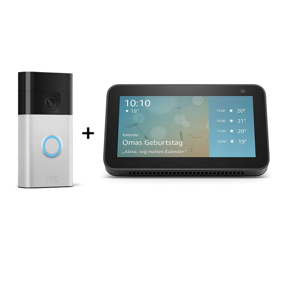 Ring Battery Video Doorbell + Echo Show 5 (3rd Gen.)