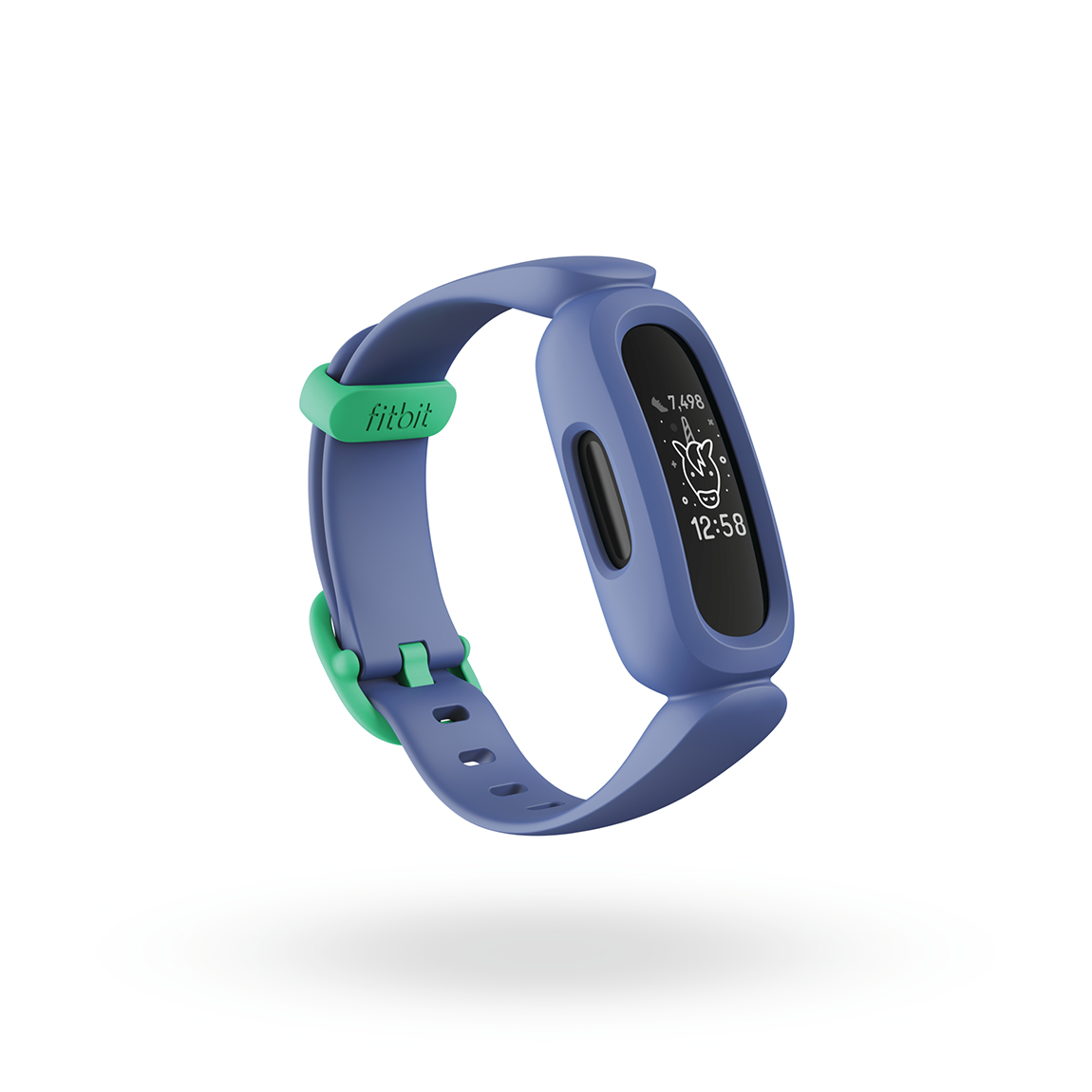 Fitbit Ace 3 - Aktivitäts-Tracker für Kinder - Cosmic blue and astro green