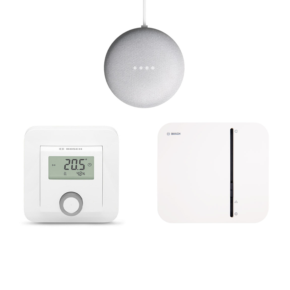 Bosch Smart Home Starter Set Fußbodenheizung + gratis Google Nest Mini + gratis Twinguard + Twist