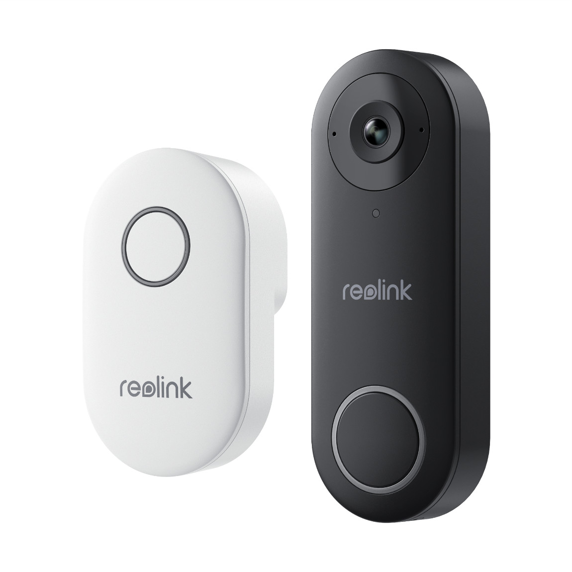 Reolink D340W Video Doorbell - Kabelgebundene 2K Videotürklingel mit Gong - Schwarz