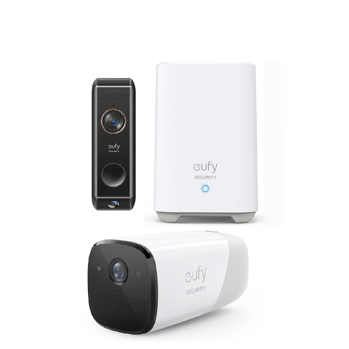 eufy Video Doorbell Dual + HomeBase 2 + eufyCam 2 Pro Add-on Camera – Deal, Schnäppchen, sparen