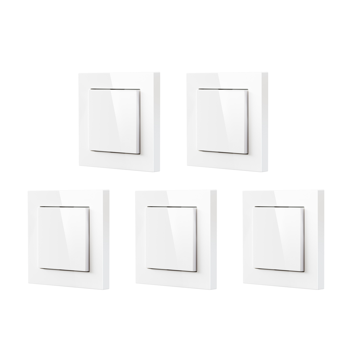 Eve Light Switch 5er-Pack Unterputzlichtschalter