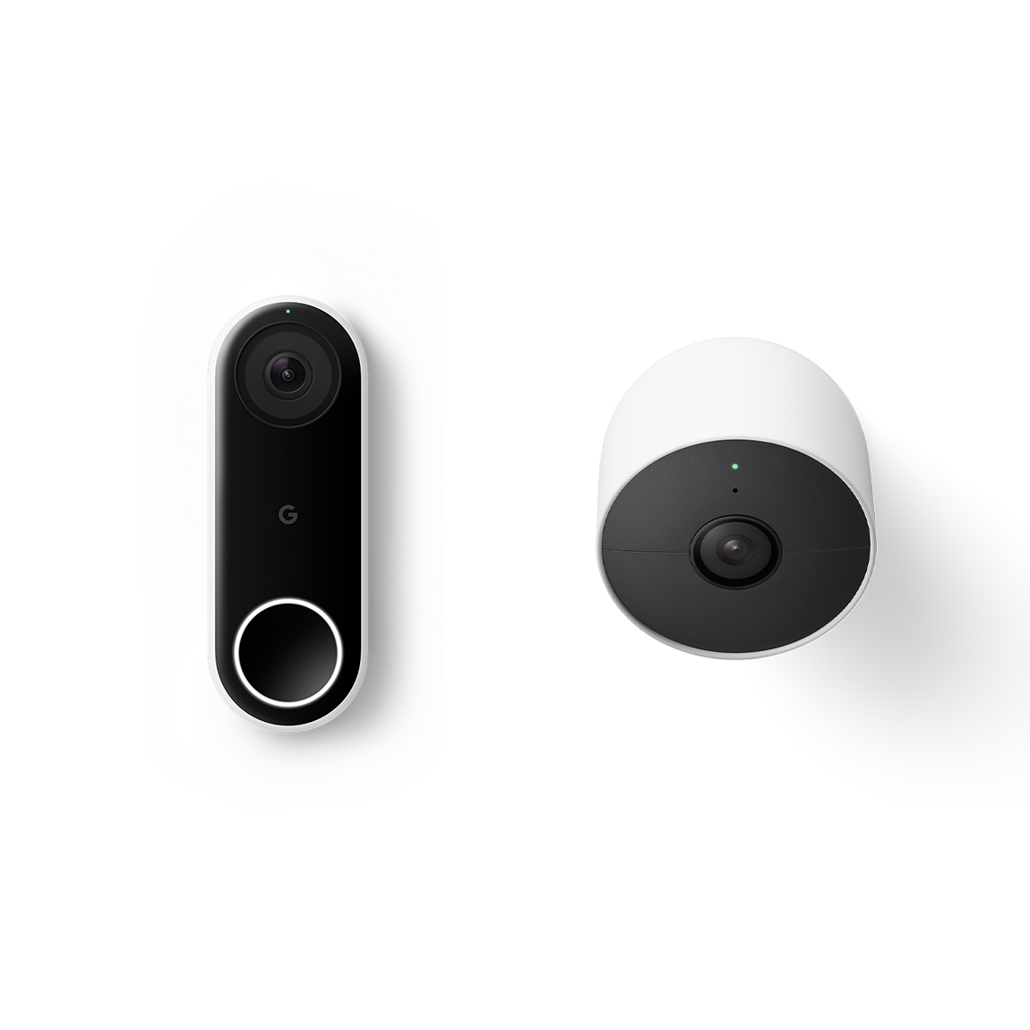 Google Nest Doorbell (Mit Kabel) + Google Nest Cam (mit Akku)