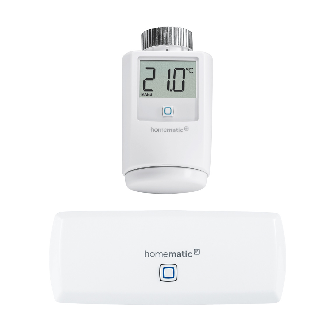 Homematic IP WLAN Access Point + Heizkörper Thermostat - weiß