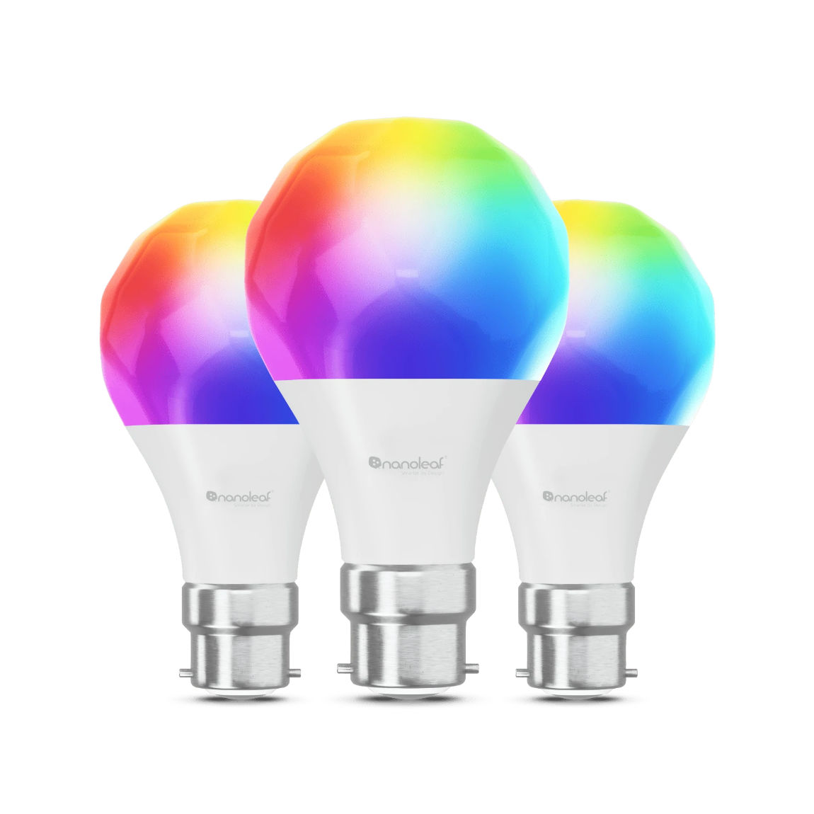Nanoleaf Essentials Matter Smart Bulb B22 - 3er-Set - Weiß
