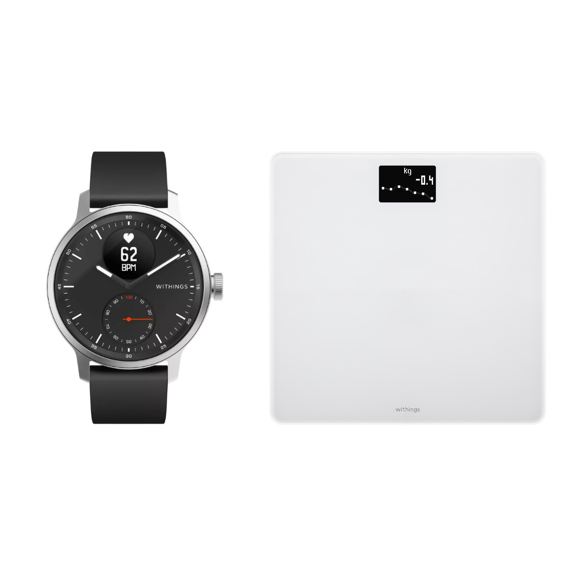 Withings Scanwatch 42mm + gratis Body Scale