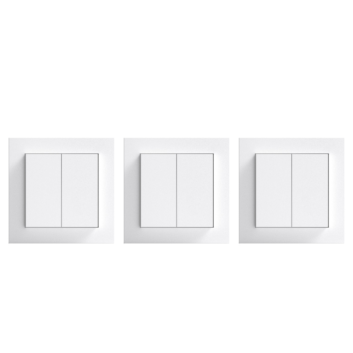 Senic Friends of Hue Smart Switch - Smarter Lichtschalter 3er-Pack - Matt Weiß