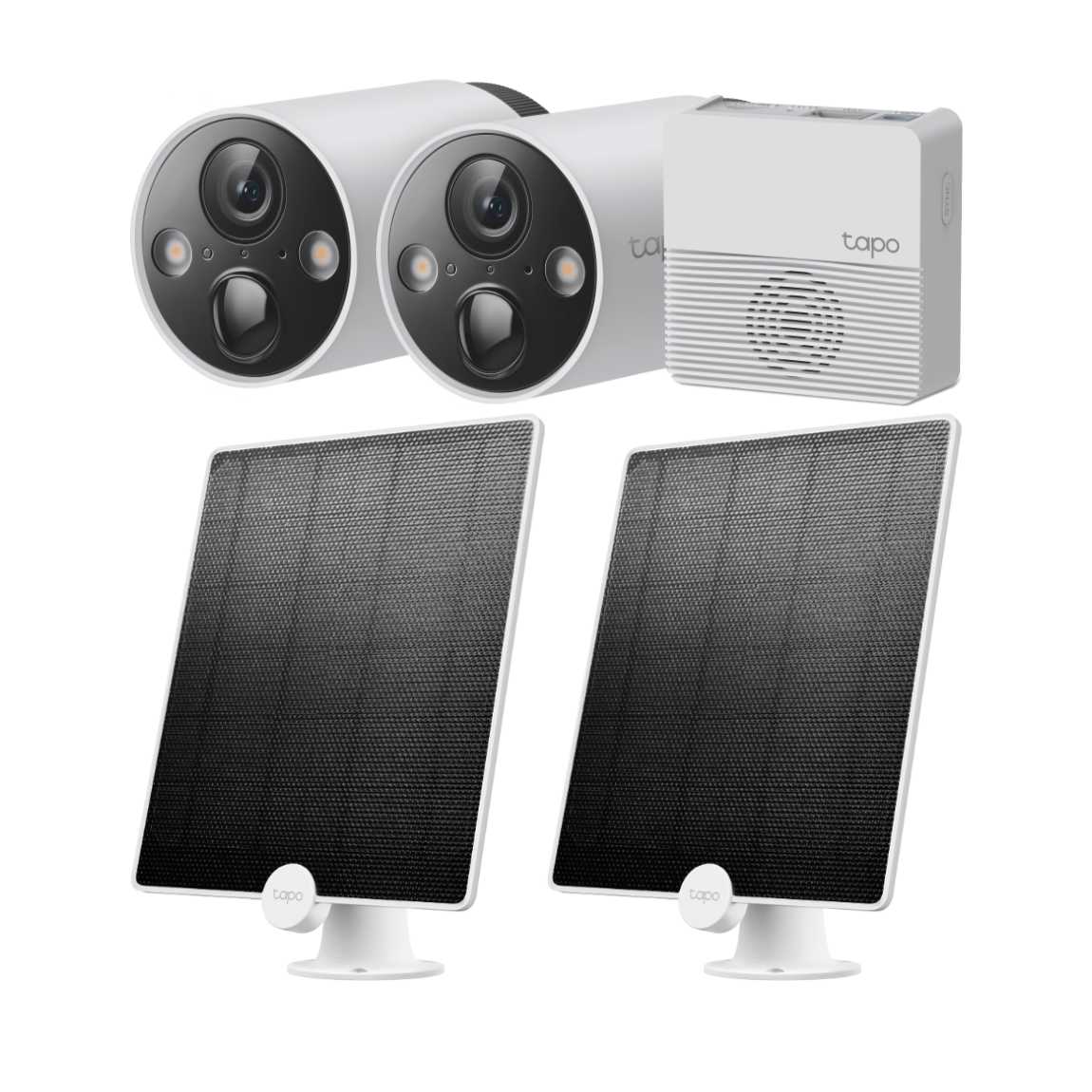 TP-Link Tapo C420S2 - Intelligentes 2-Kamera Sicherheitssystem + gratis A200 Solarpanel 2er-Set