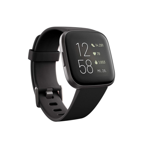 Fitbit Versa 2 - Smartwatch mit Alexa-Sprachassistent frontal