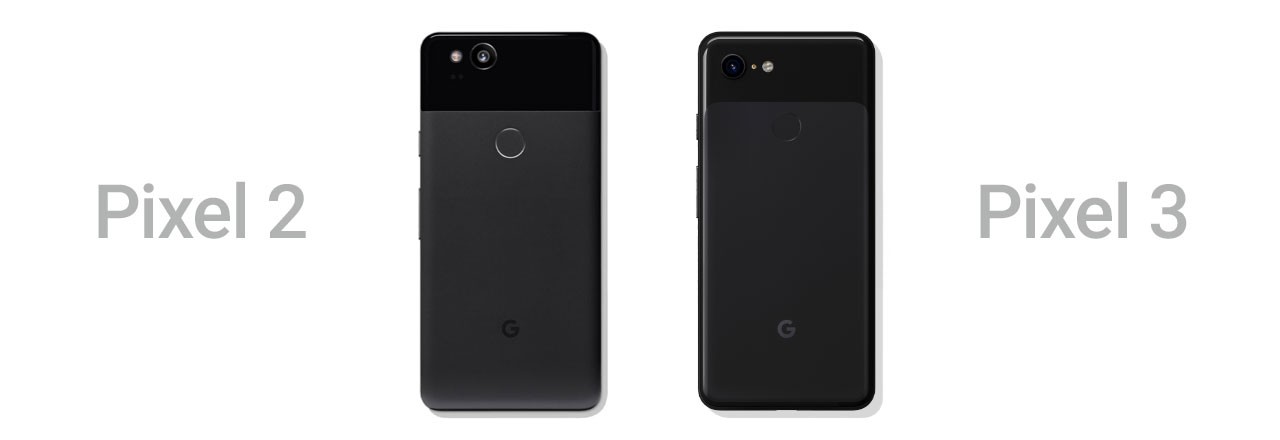 Google Pixel und und 3 nebeneinander