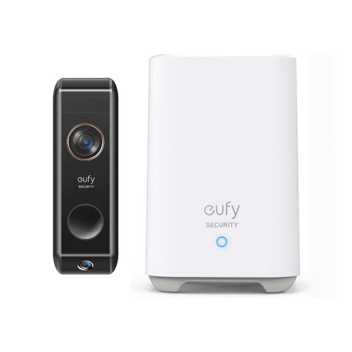 eufy Video Doorbell Dual + HomeBase 2 - 2K-Videotürklingel mit Basisstation