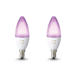 Philips Hue White & Color Ambiance E14 2er-Pack