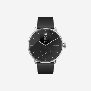  Withings ScanWatch in schwarz