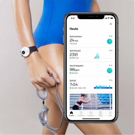 Withings App zeigt Gesundheitsdaten in iOS