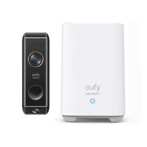 eufy Video Doorbell Dual + HomeBase 2 - 2K-Videotürklingel mit Basisstation