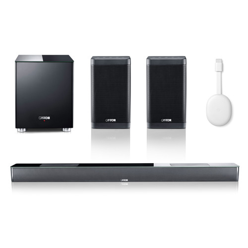 Canton Smart Soundbar 10 + SUB 8 + 2x Smart Soundbox 3 + gratis Chromecast mit Google TV