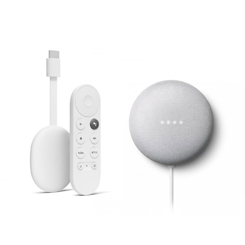 Chromecast mit Google TV + Google Nest Mini