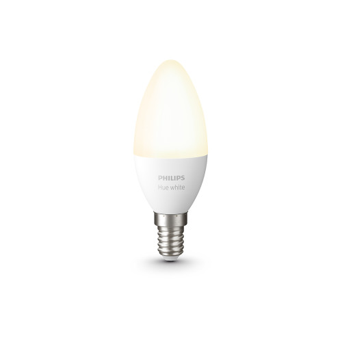 Philips Hue White E14 Bluetooth - LED-Kerze eingeschaltet