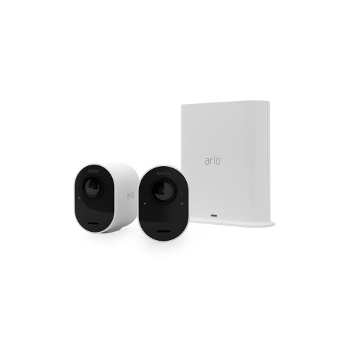 Arlo Ultra 2 VMS5240 - Kabelloses 4K-Überwachungssystem mit 2 Kameras