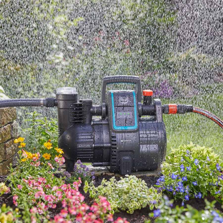 GARDENA smart Wasserpumpe für Smart Home Gartenbewässerung im Regen